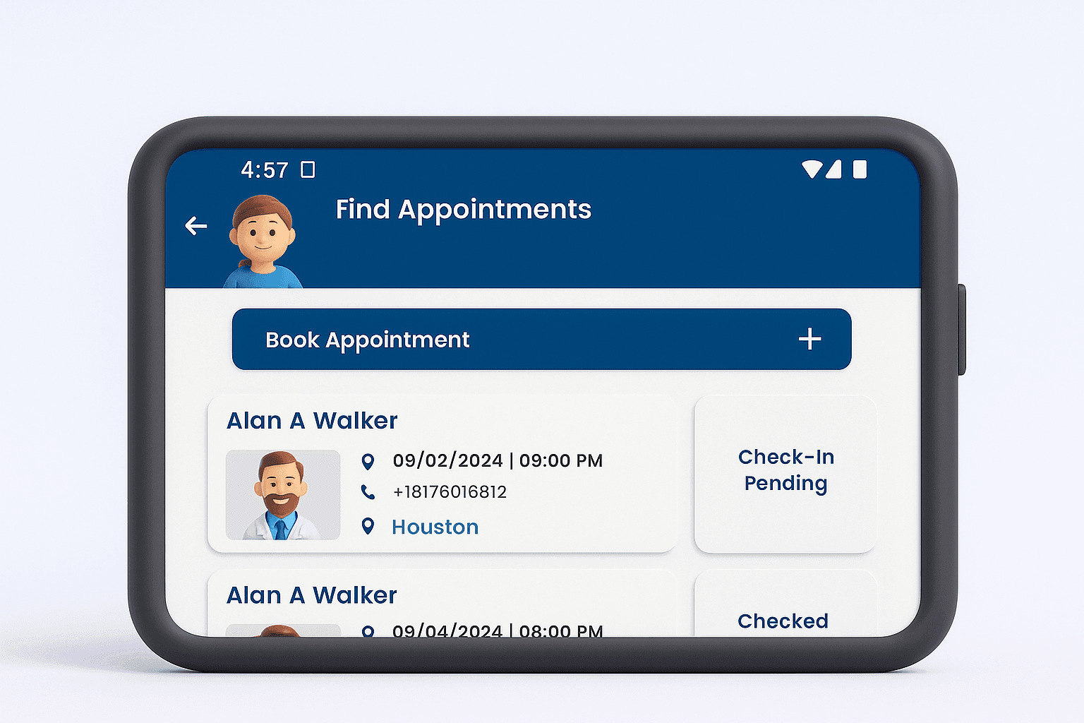 Mobile Applications - Patient and provider mobile apps with offline access
